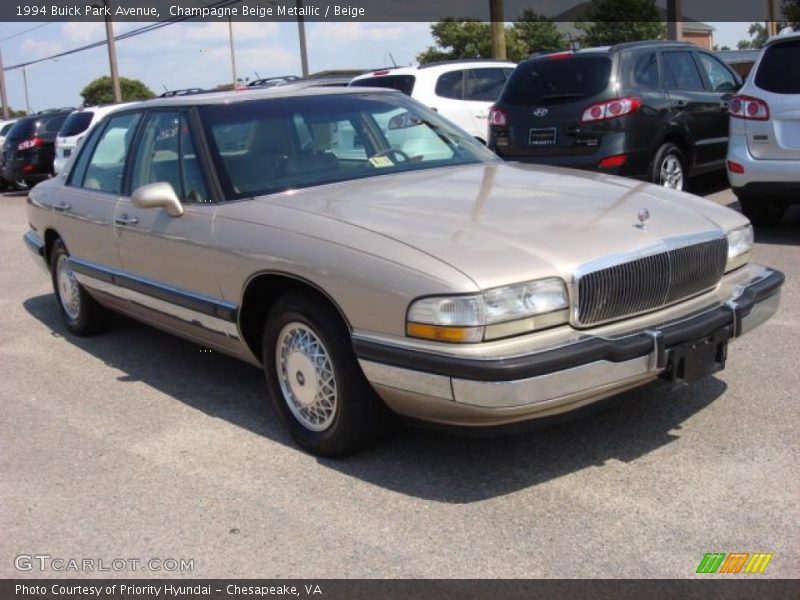 Champagne Beige Metallic / Beige 1994 Buick Park Avenue