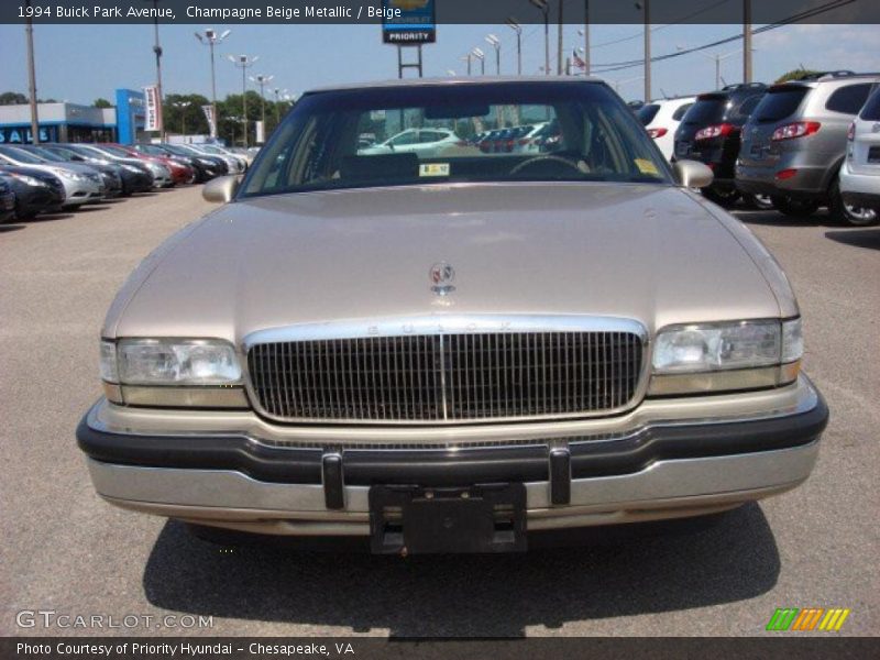 Champagne Beige Metallic / Beige 1994 Buick Park Avenue