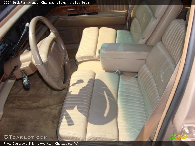 Champagne Beige Metallic / Beige 1994 Buick Park Avenue