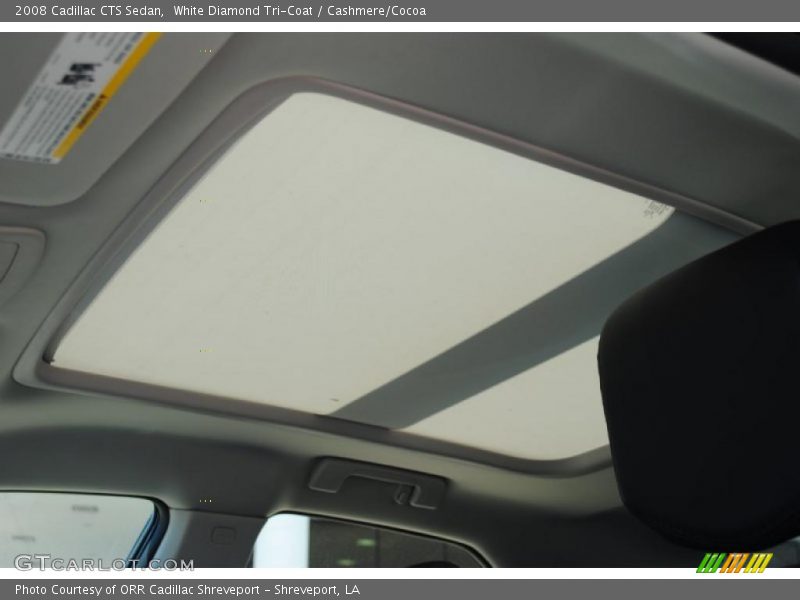 White Diamond Tri-Coat / Cashmere/Cocoa 2008 Cadillac CTS Sedan