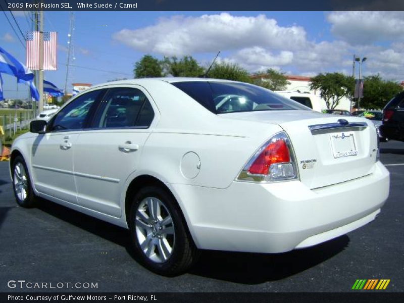 White Suede / Camel 2009 Ford Fusion SEL