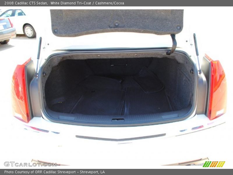 White Diamond Tri-Coat / Cashmere/Cocoa 2008 Cadillac CTS Sedan