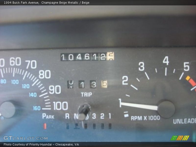 Champagne Beige Metallic / Beige 1994 Buick Park Avenue