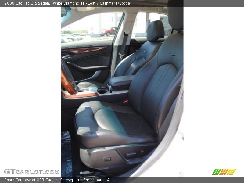 White Diamond Tri-Coat / Cashmere/Cocoa 2008 Cadillac CTS Sedan