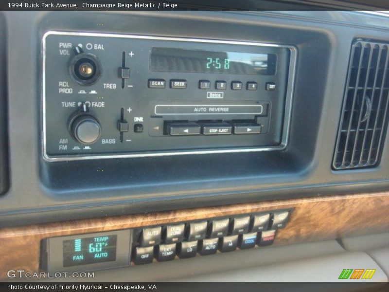 Champagne Beige Metallic / Beige 1994 Buick Park Avenue