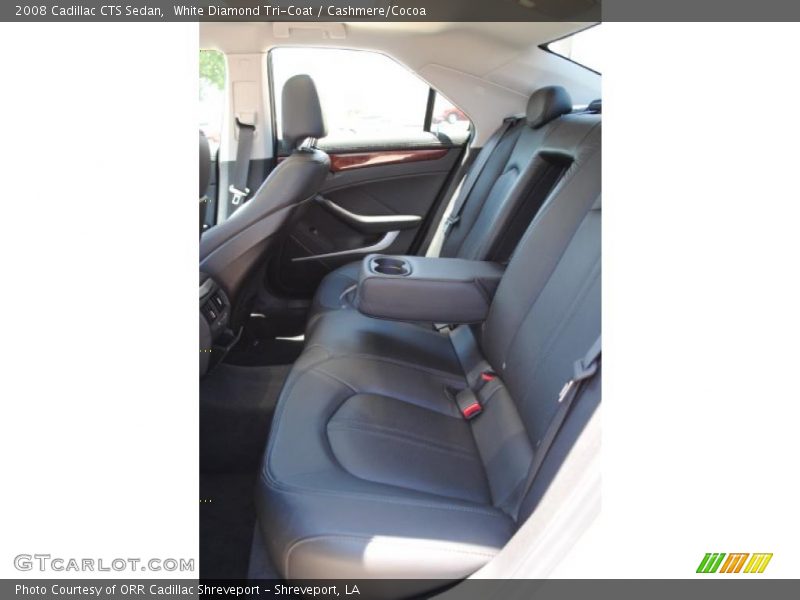 White Diamond Tri-Coat / Cashmere/Cocoa 2008 Cadillac CTS Sedan