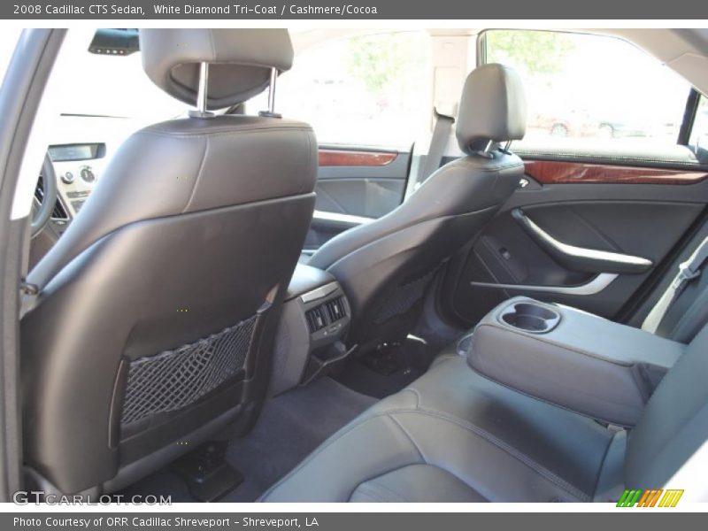 White Diamond Tri-Coat / Cashmere/Cocoa 2008 Cadillac CTS Sedan