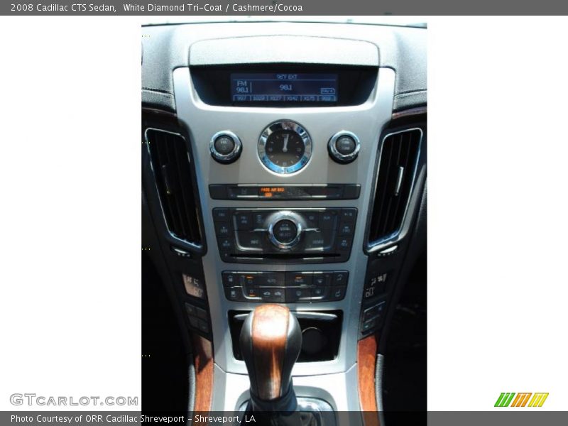 White Diamond Tri-Coat / Cashmere/Cocoa 2008 Cadillac CTS Sedan