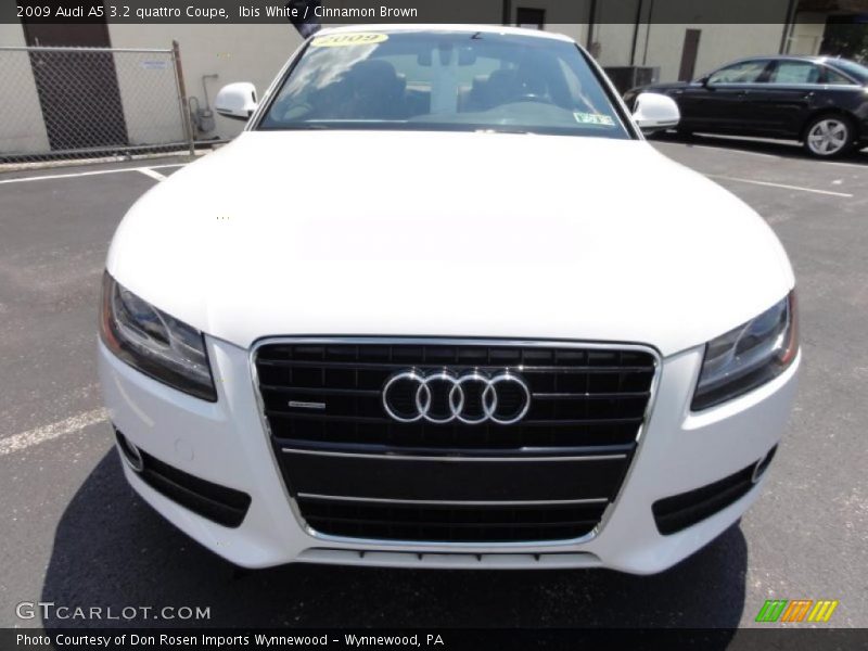 Ibis White / Cinnamon Brown 2009 Audi A5 3.2 quattro Coupe