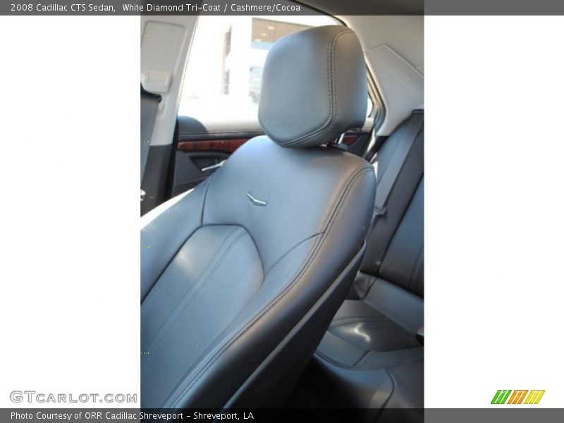 White Diamond Tri-Coat / Cashmere/Cocoa 2008 Cadillac CTS Sedan