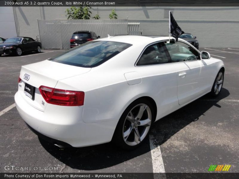 Ibis White / Cinnamon Brown 2009 Audi A5 3.2 quattro Coupe