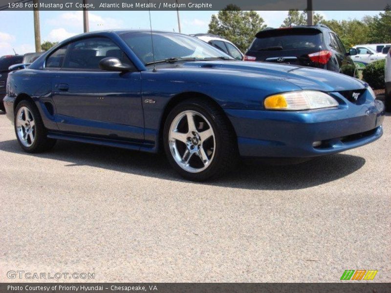 Front 3/4 View of 1998 Mustang GT Coupe