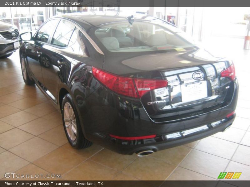 Ebony Black / Gray 2011 Kia Optima LX