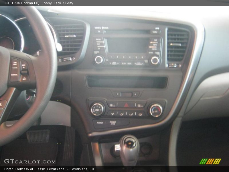 Ebony Black / Gray 2011 Kia Optima LX