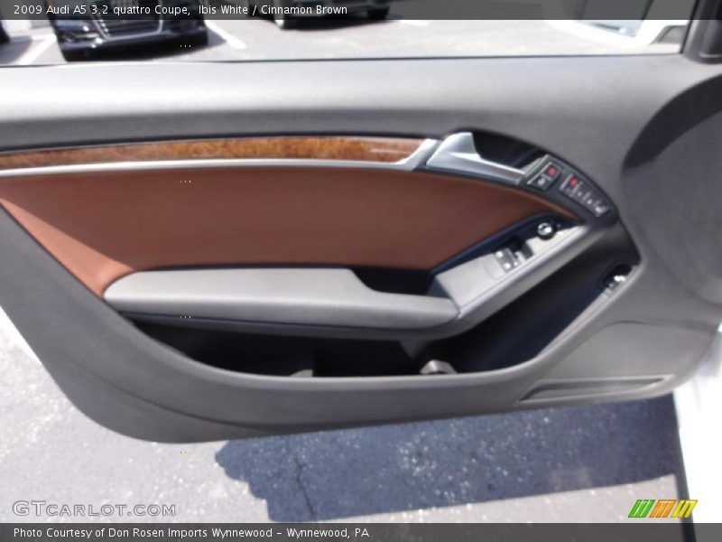 Ibis White / Cinnamon Brown 2009 Audi A5 3.2 quattro Coupe