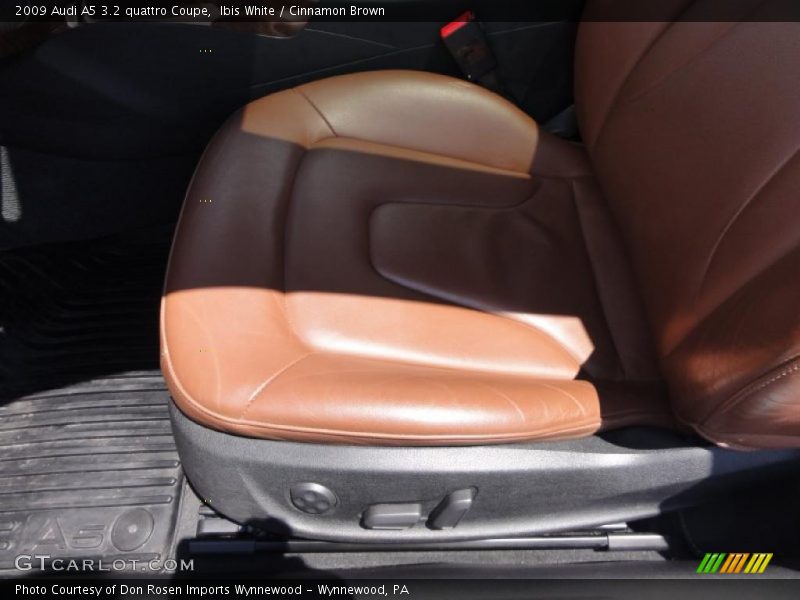 Ibis White / Cinnamon Brown 2009 Audi A5 3.2 quattro Coupe