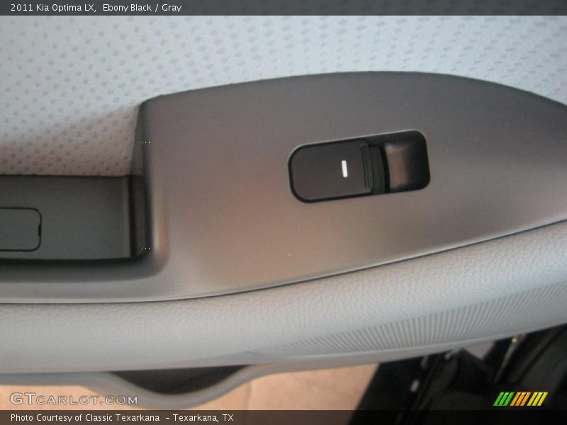 Ebony Black / Gray 2011 Kia Optima LX
