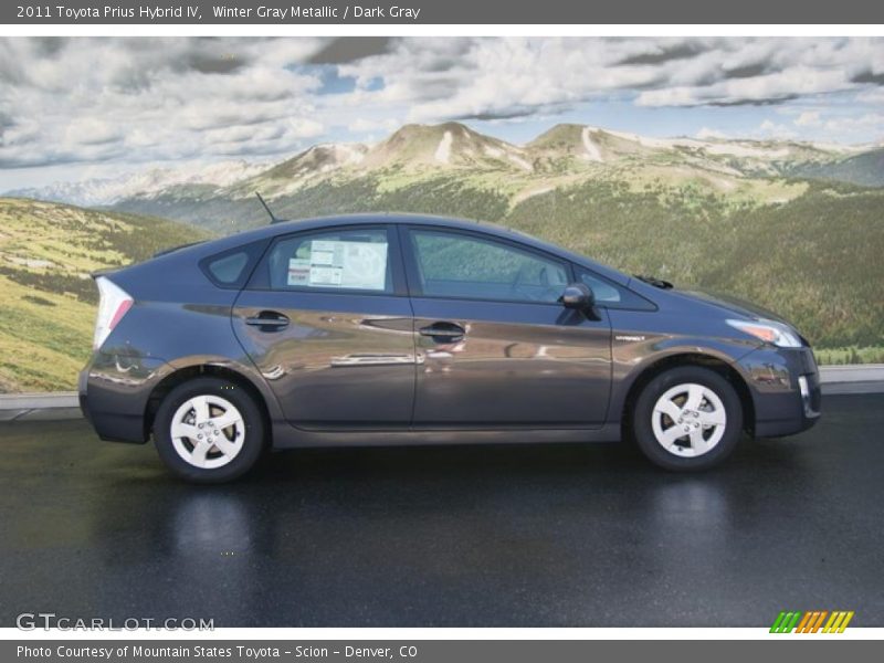 Winter Gray Metallic / Dark Gray 2011 Toyota Prius Hybrid IV