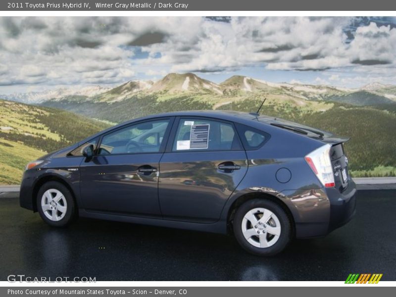 Winter Gray Metallic / Dark Gray 2011 Toyota Prius Hybrid IV