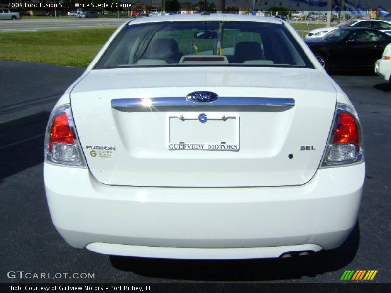 White Suede / Camel 2009 Ford Fusion SEL