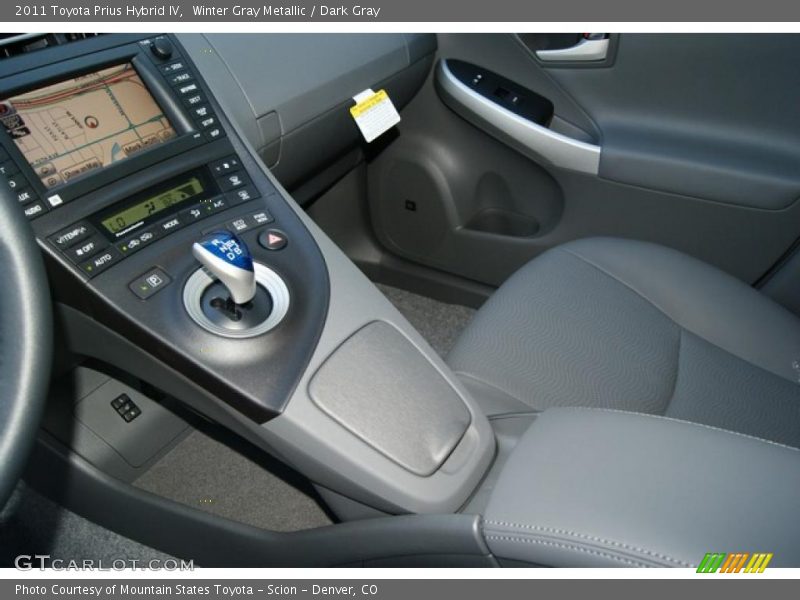 Winter Gray Metallic / Dark Gray 2011 Toyota Prius Hybrid IV