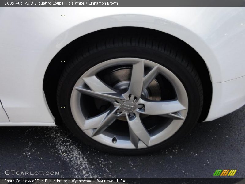 Ibis White / Cinnamon Brown 2009 Audi A5 3.2 quattro Coupe
