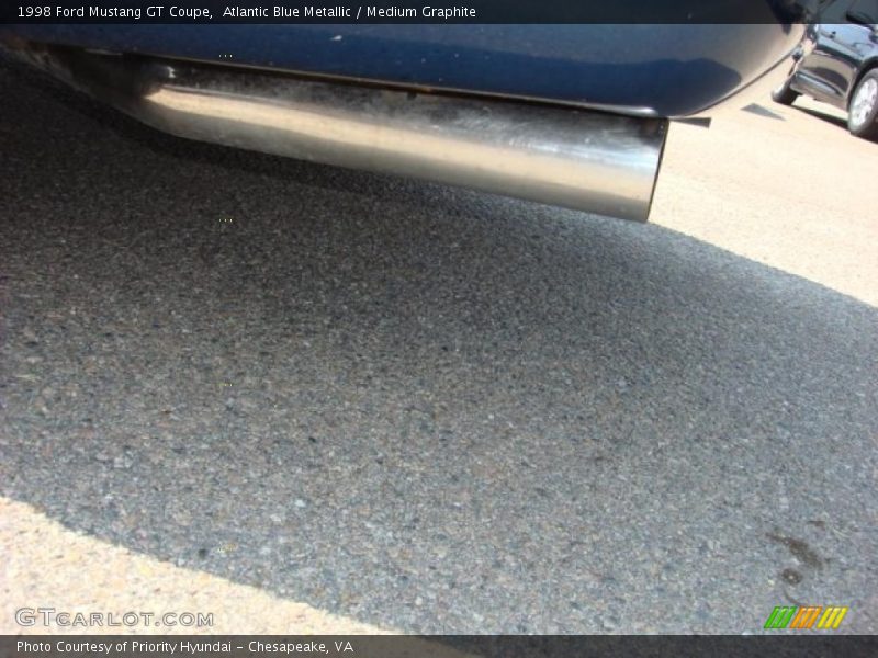 Atlantic Blue Metallic / Medium Graphite 1998 Ford Mustang GT Coupe