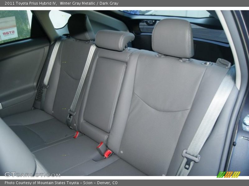 Winter Gray Metallic / Dark Gray 2011 Toyota Prius Hybrid IV