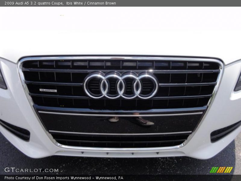 Ibis White / Cinnamon Brown 2009 Audi A5 3.2 quattro Coupe