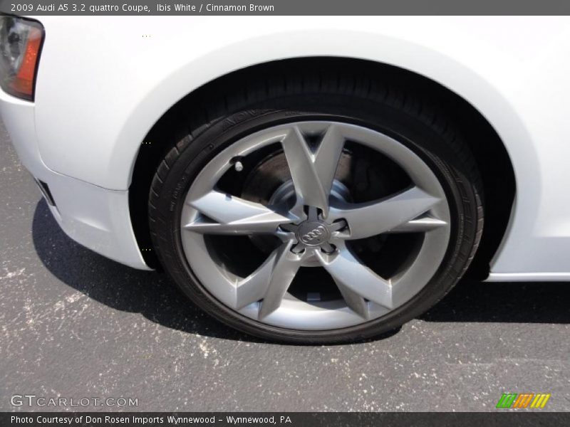 Ibis White / Cinnamon Brown 2009 Audi A5 3.2 quattro Coupe