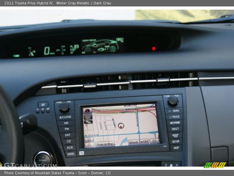 Winter Gray Metallic / Dark Gray 2011 Toyota Prius Hybrid IV