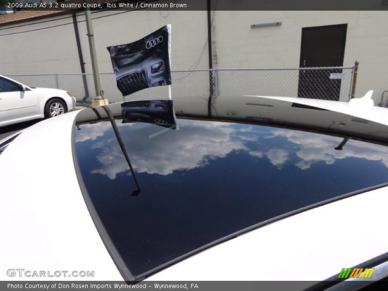 Ibis White / Cinnamon Brown 2009 Audi A5 3.2 quattro Coupe
