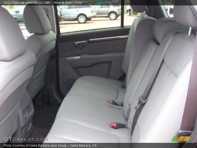 Mineral Gray / Gray 2011 Hyundai Santa Fe GLS AWD