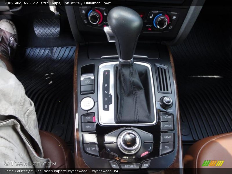 Ibis White / Cinnamon Brown 2009 Audi A5 3.2 quattro Coupe