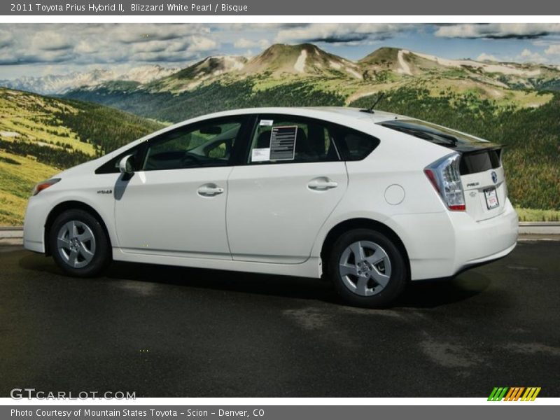 Blizzard White Pearl / Bisque 2011 Toyota Prius Hybrid II