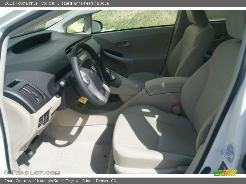 Blizzard White Pearl / Bisque 2011 Toyota Prius Hybrid II