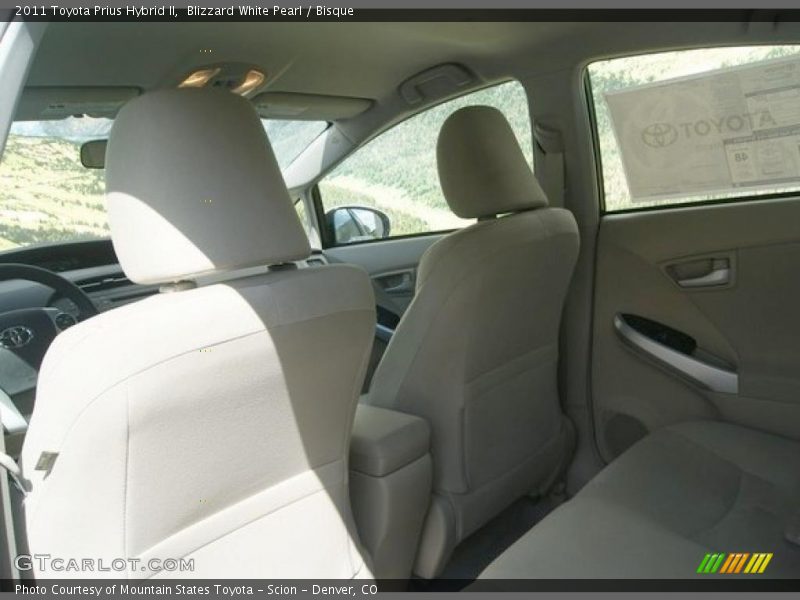 Blizzard White Pearl / Bisque 2011 Toyota Prius Hybrid II
