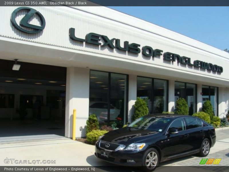 Obsidian Black / Black 2009 Lexus GS 350 AWD