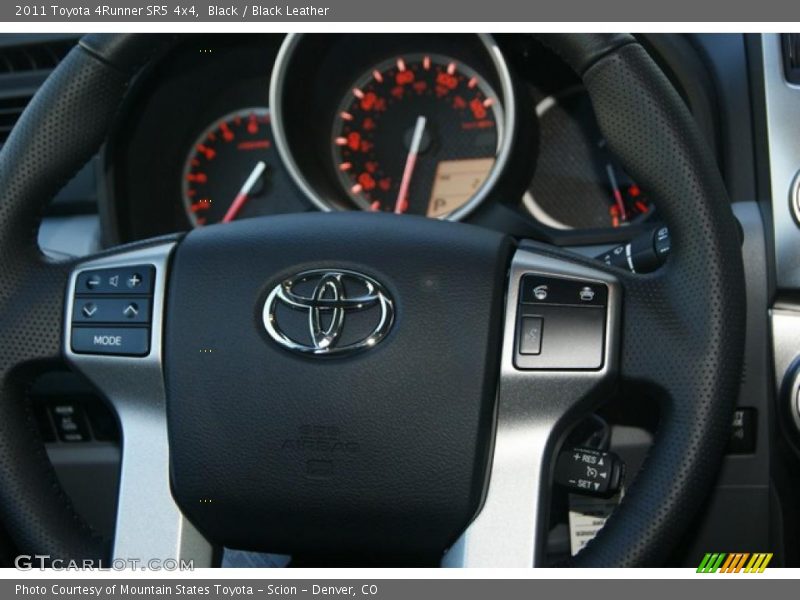 Black / Black Leather 2011 Toyota 4Runner SR5 4x4
