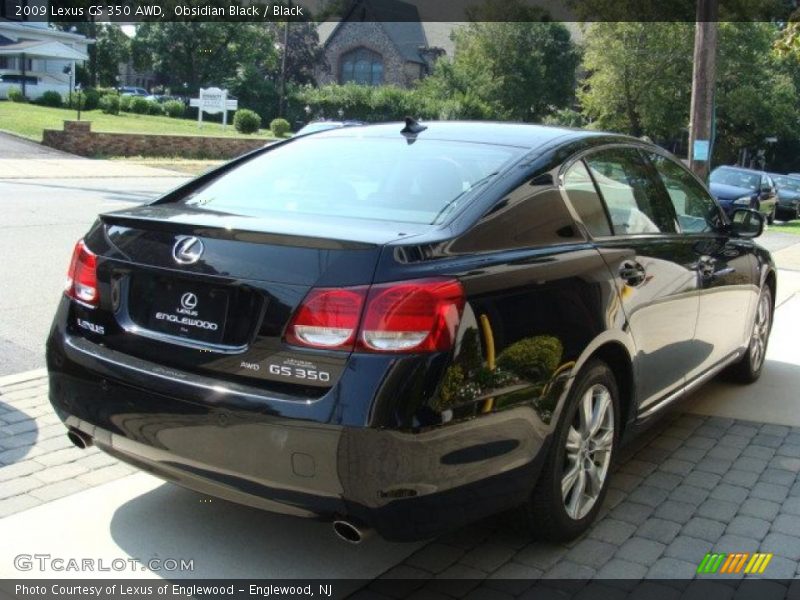 Obsidian Black / Black 2009 Lexus GS 350 AWD