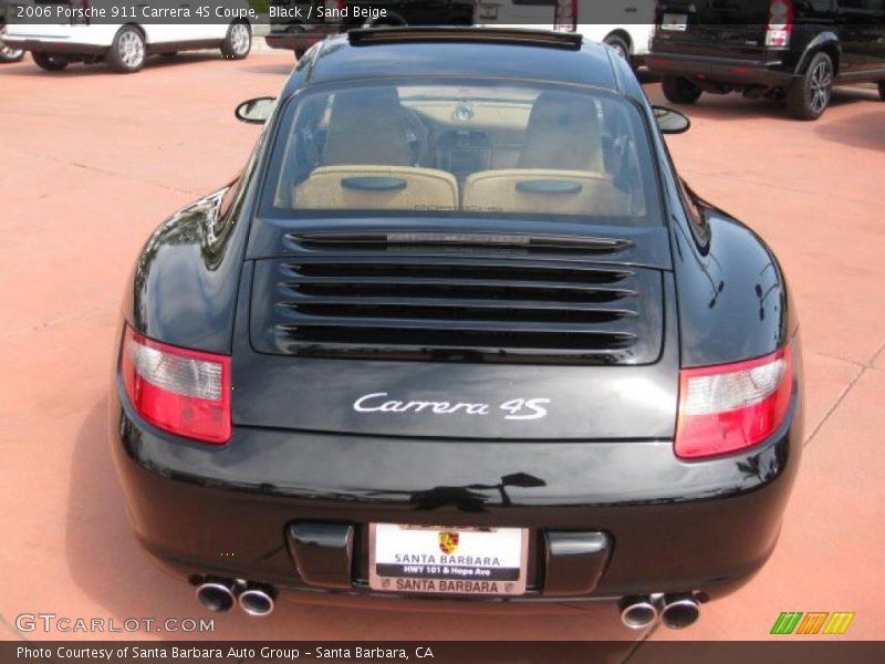 Black / Sand Beige 2006 Porsche 911 Carrera 4S Coupe