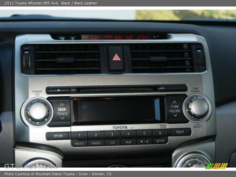 Black / Black Leather 2011 Toyota 4Runner SR5 4x4