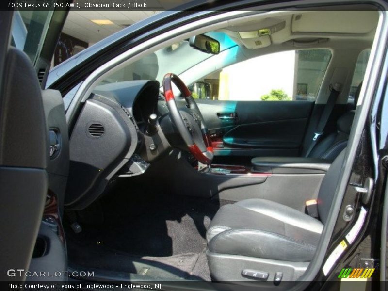Obsidian Black / Black 2009 Lexus GS 350 AWD