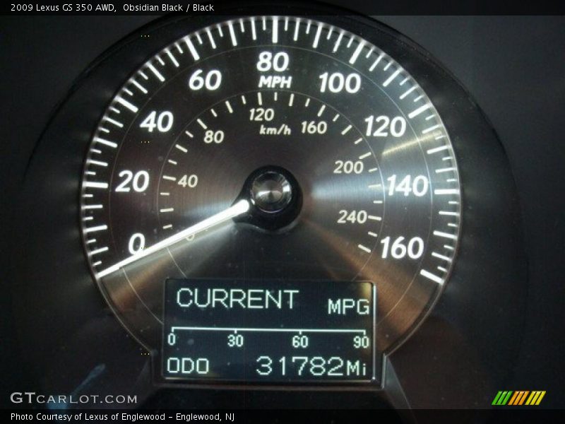 Obsidian Black / Black 2009 Lexus GS 350 AWD