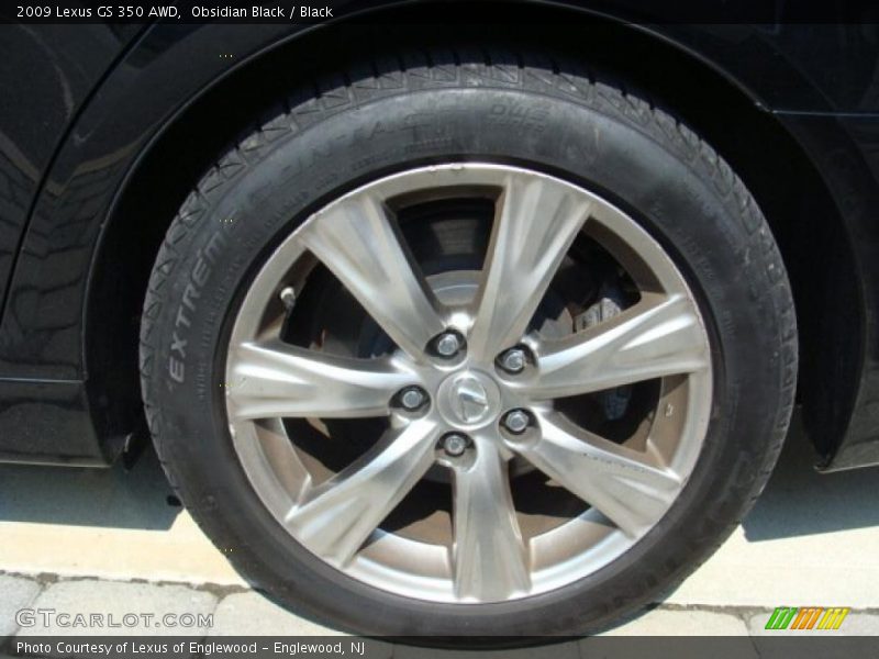 Obsidian Black / Black 2009 Lexus GS 350 AWD
