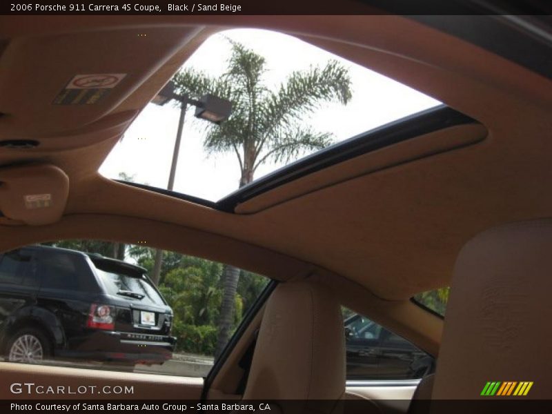 Black / Sand Beige 2006 Porsche 911 Carrera 4S Coupe