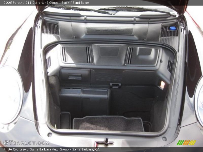 Black / Sand Beige 2006 Porsche 911 Carrera 4S Coupe