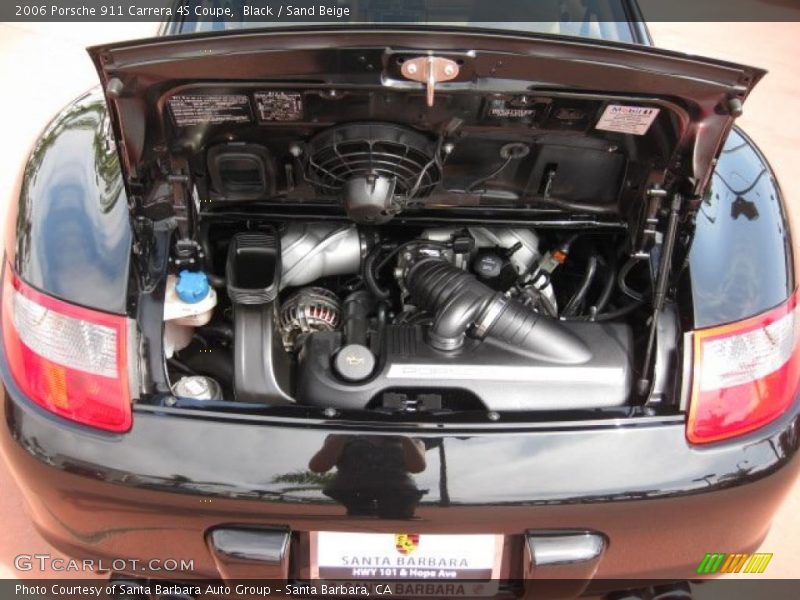Black / Sand Beige 2006 Porsche 911 Carrera 4S Coupe