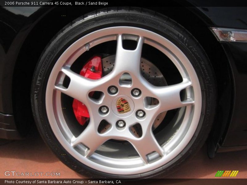 Black / Sand Beige 2006 Porsche 911 Carrera 4S Coupe