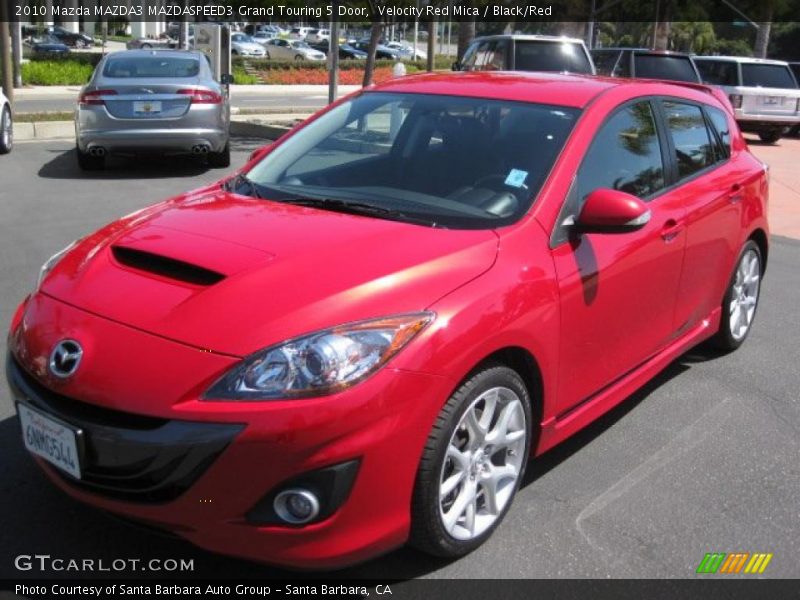 Velocity Red Mica / Black/Red 2010 Mazda MAZDA3 MAZDASPEED3 Grand Touring 5 Door